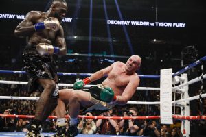 moc ciosu bokser Deontey Wilder